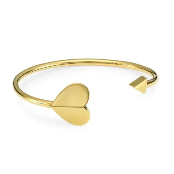 Kate Spade Gold Heritage Heart Cuff - Picture 3 of 7